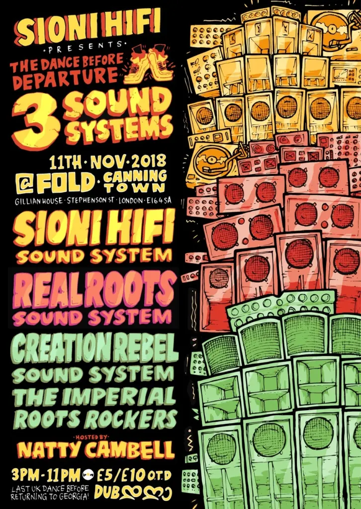 The Dance Before Departure. Soundsystem meeting-Dubდღე with Sioni HiFi Soundsystem-Real Roots SoundSystem-Creation Rebel Sound System