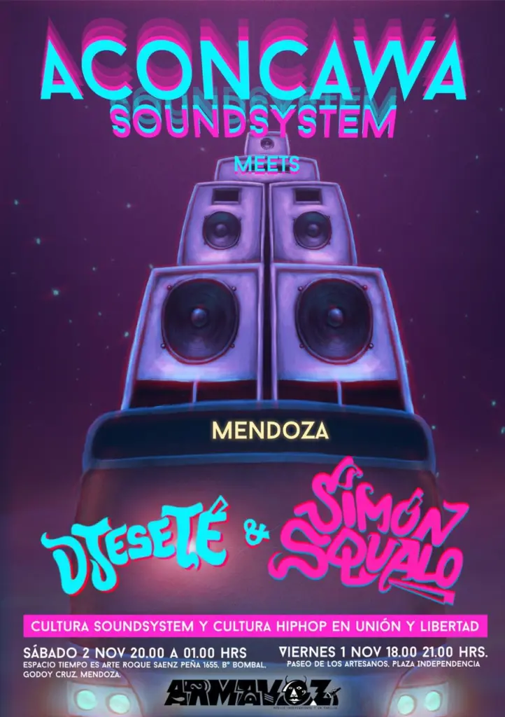 SAB.02.NOV – ACONCAWA SOUNDSYSTEM meets Dj Ese Té & Simon Squalo
