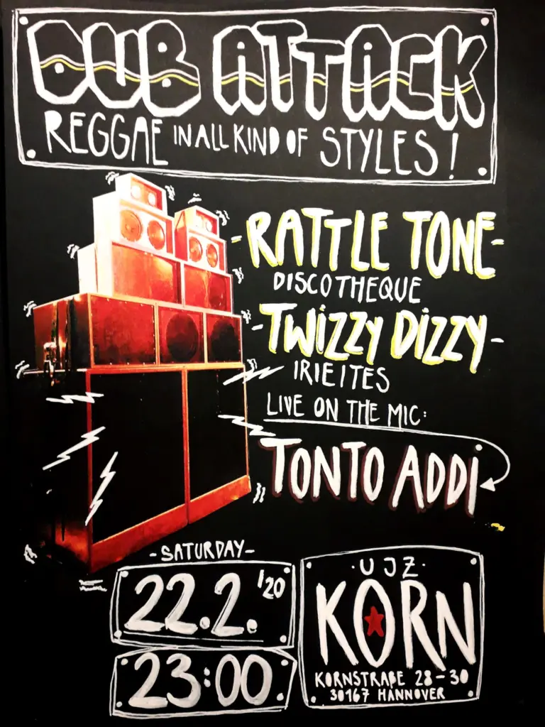 Dub Attack! Rattle Tone Discotheque, TwizzyDizzy, Tonto Addi