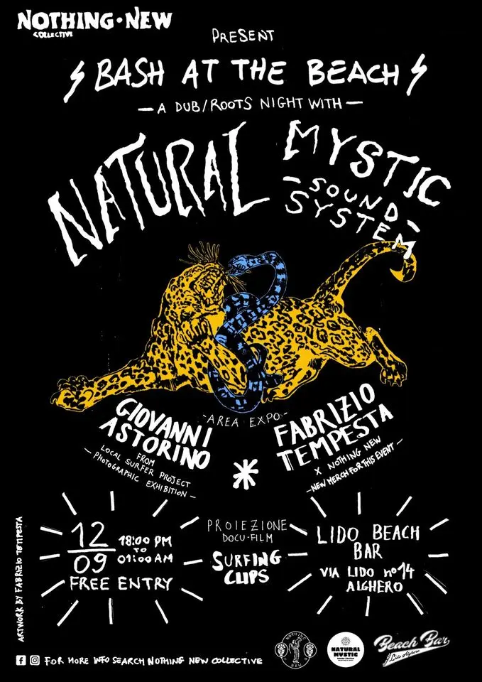 Bash at the Beach with *Natural Mystic Sound System*