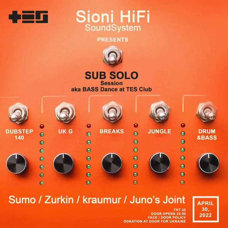 Sioni HiFi Soundsystem presents Sub Solo Session aka BASS Dance
