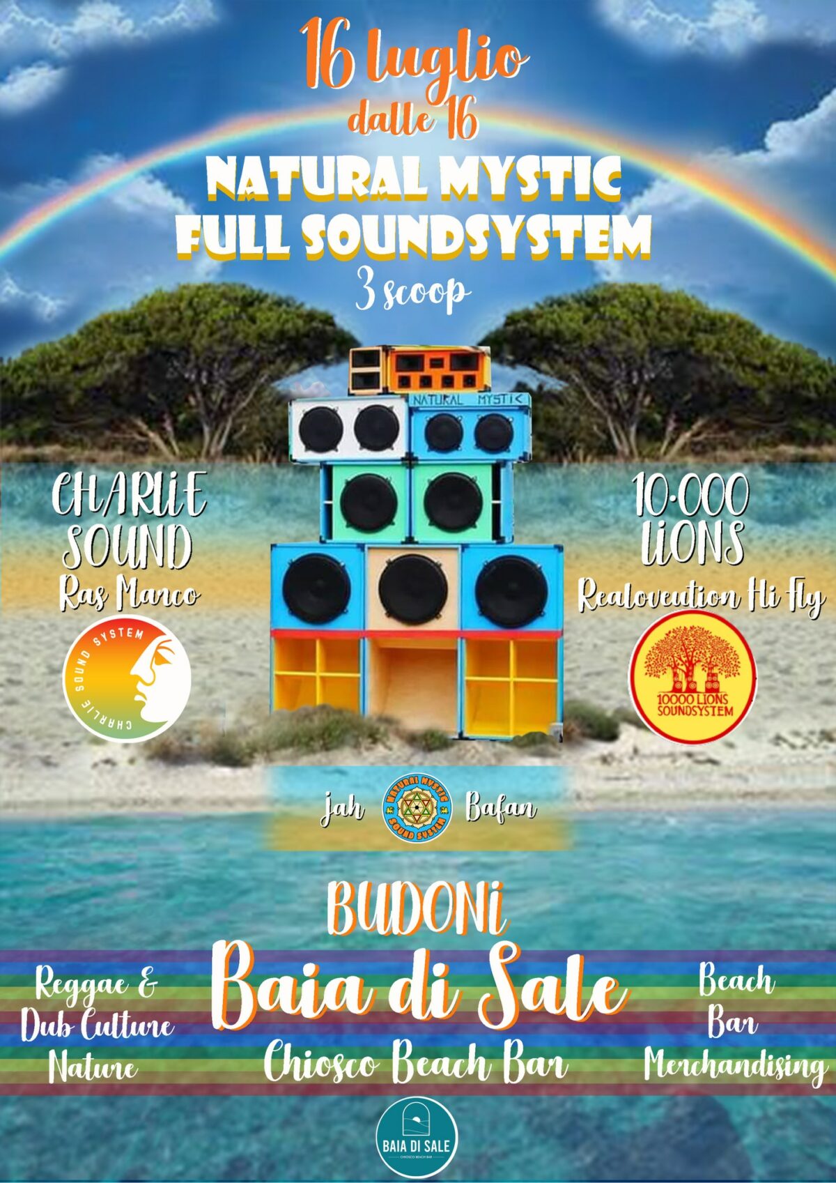 Natural Mystic Full Sound System feat 10,000 Lions, Charlie Sound & Jah Bafan
