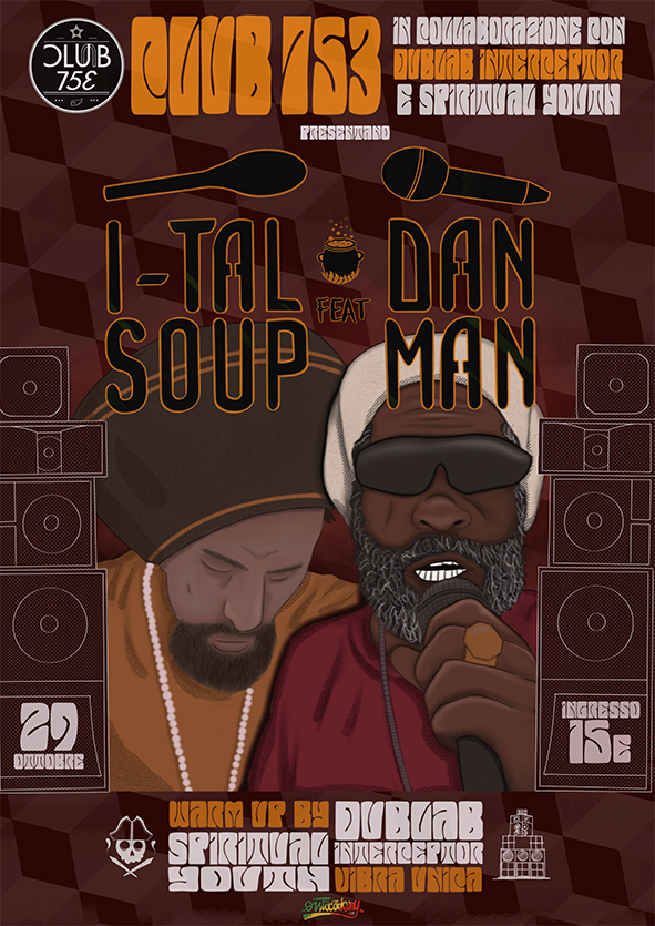 Ital Soup & Danman / Dub Lab Interceptor Hi Fi & Spiritual Youth – CLUB 753