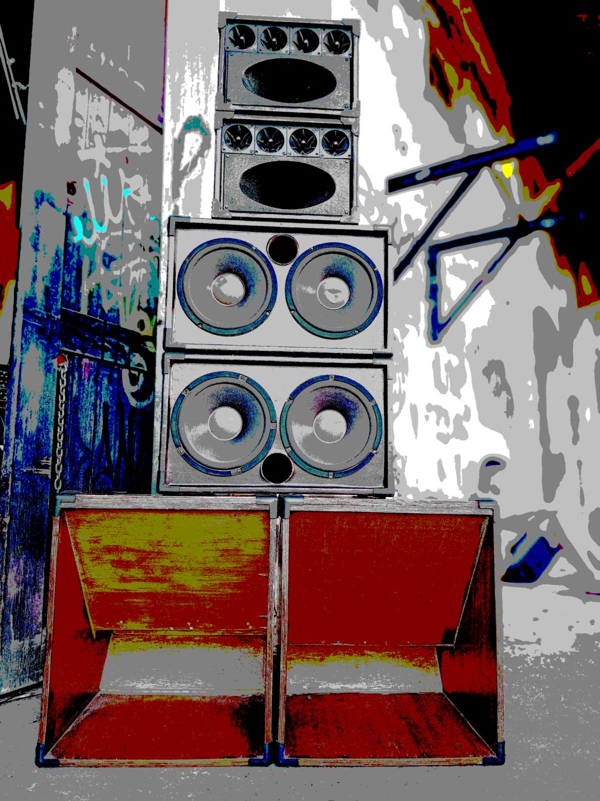 288 CREW e Fino Sistema de SOM