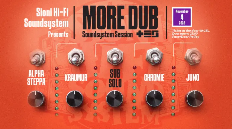 Sioni Hi-Fi Soundsystem takeover Version 08-with Alpha Steppa |  Kramur | CHROMIE | Juno Q Beat
