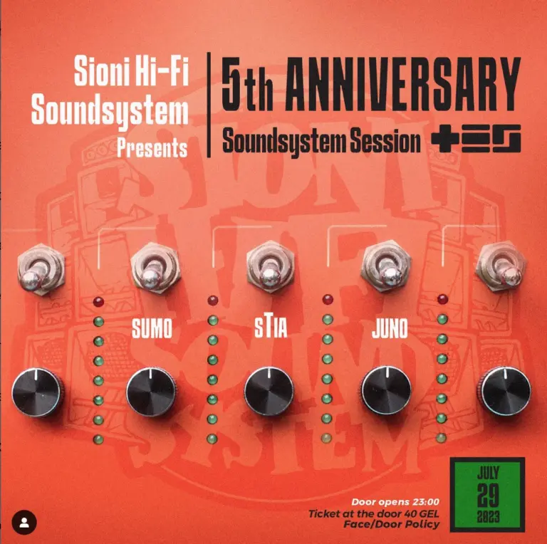 5TH ANNIVERSARY OF SIONI HI-FI SOUNDSYSTEM at Tes club