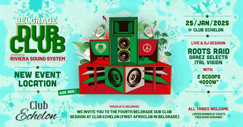 Belgrade Dub Club #4 w Roots Raid (France)
