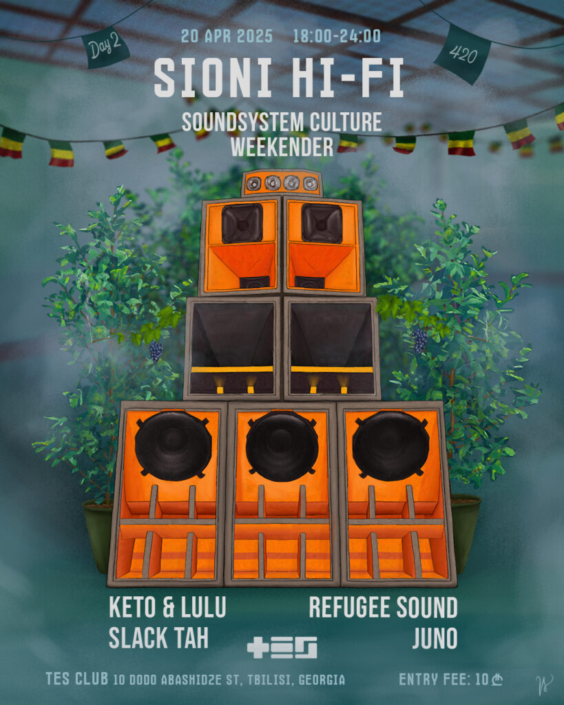 Soundsystem Weekended day 2-Dubwise No compromise-420 Easter style Skanking at Tes Garden-20/04/25