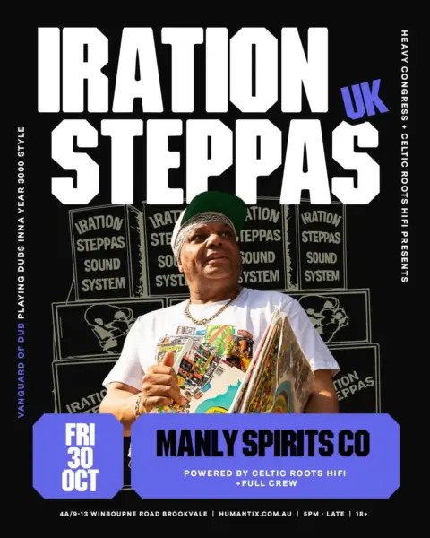Heavy Congress and Celtic Roots HiFi present Iration Steppas